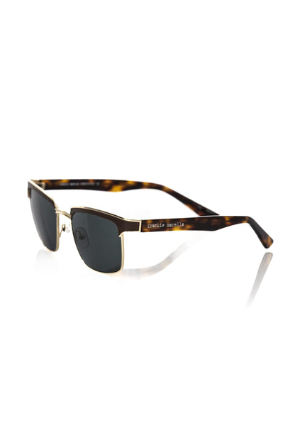 Brown Metallic Men's Sunglass