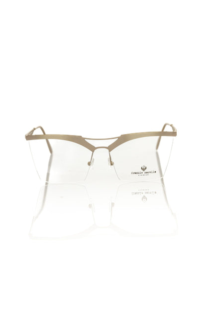 Brown Metallic Women's Eyeglass Frame