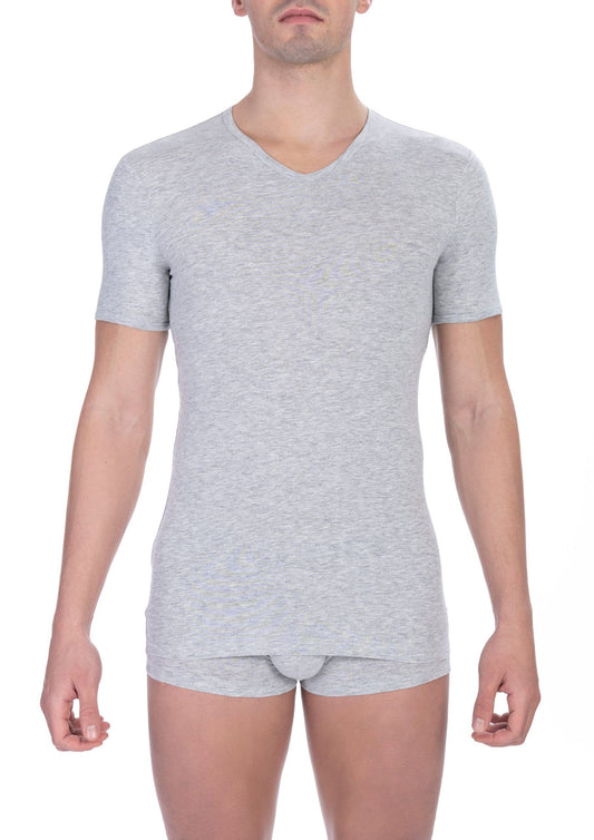 Gray Cotton T-Shirt