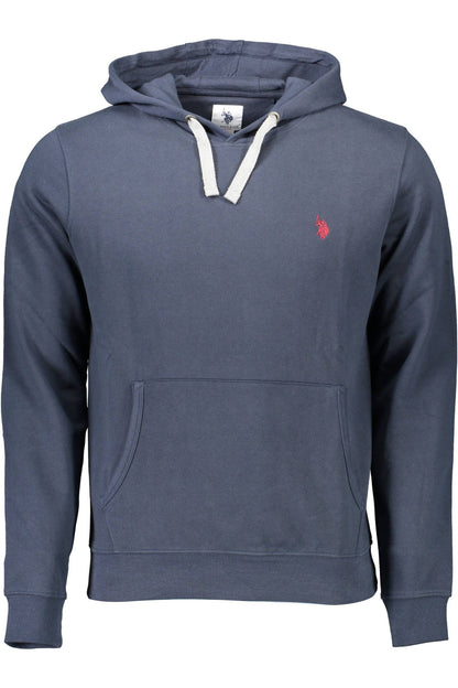 Blue Cotton Men's Sweatshirt