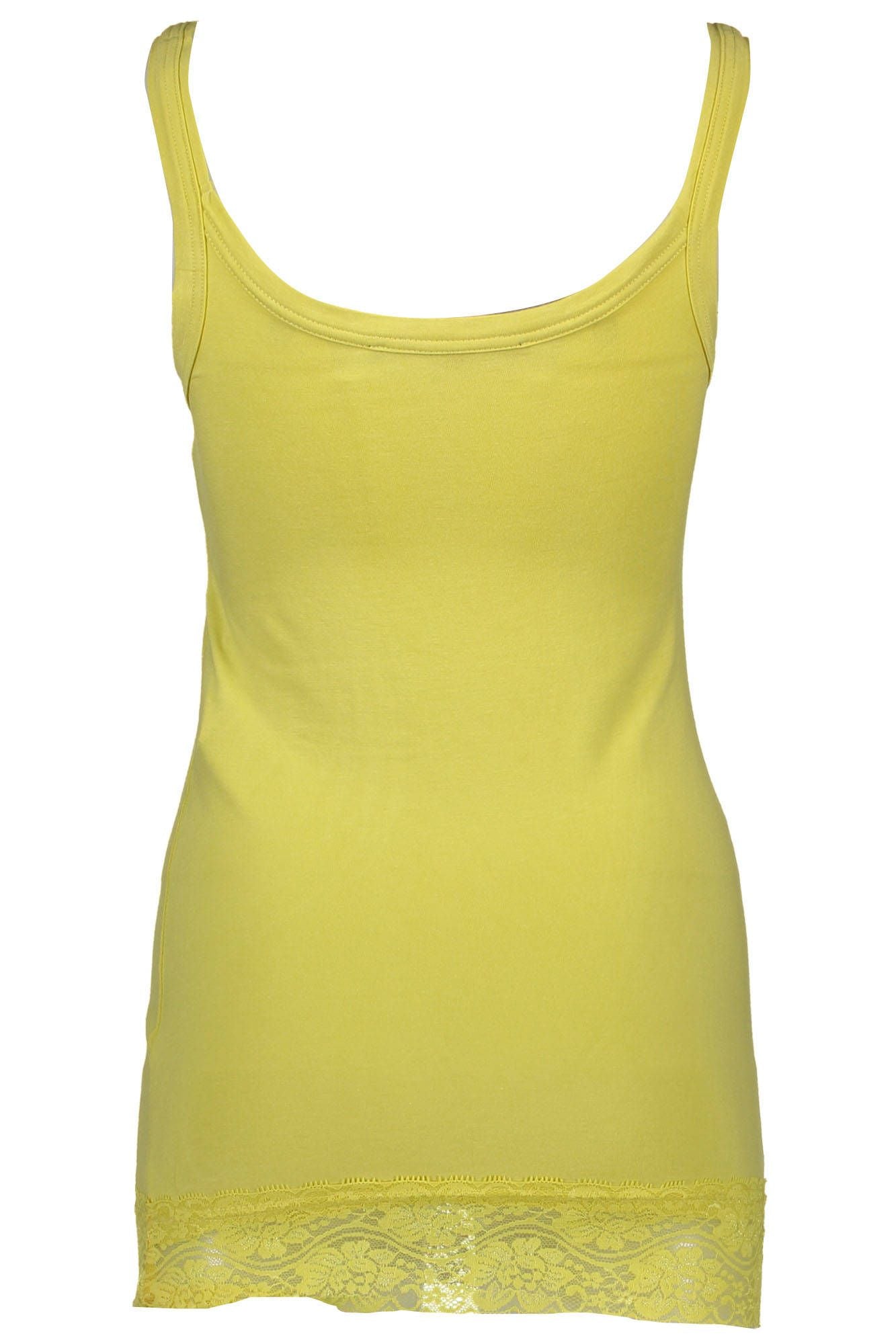 Yellow Cotton Women Top