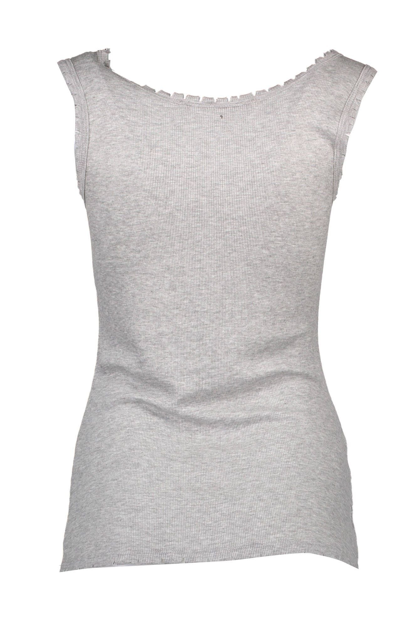 Gray Viscose Women Top