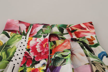 Multicolor High Waist Hot Pants Shorts