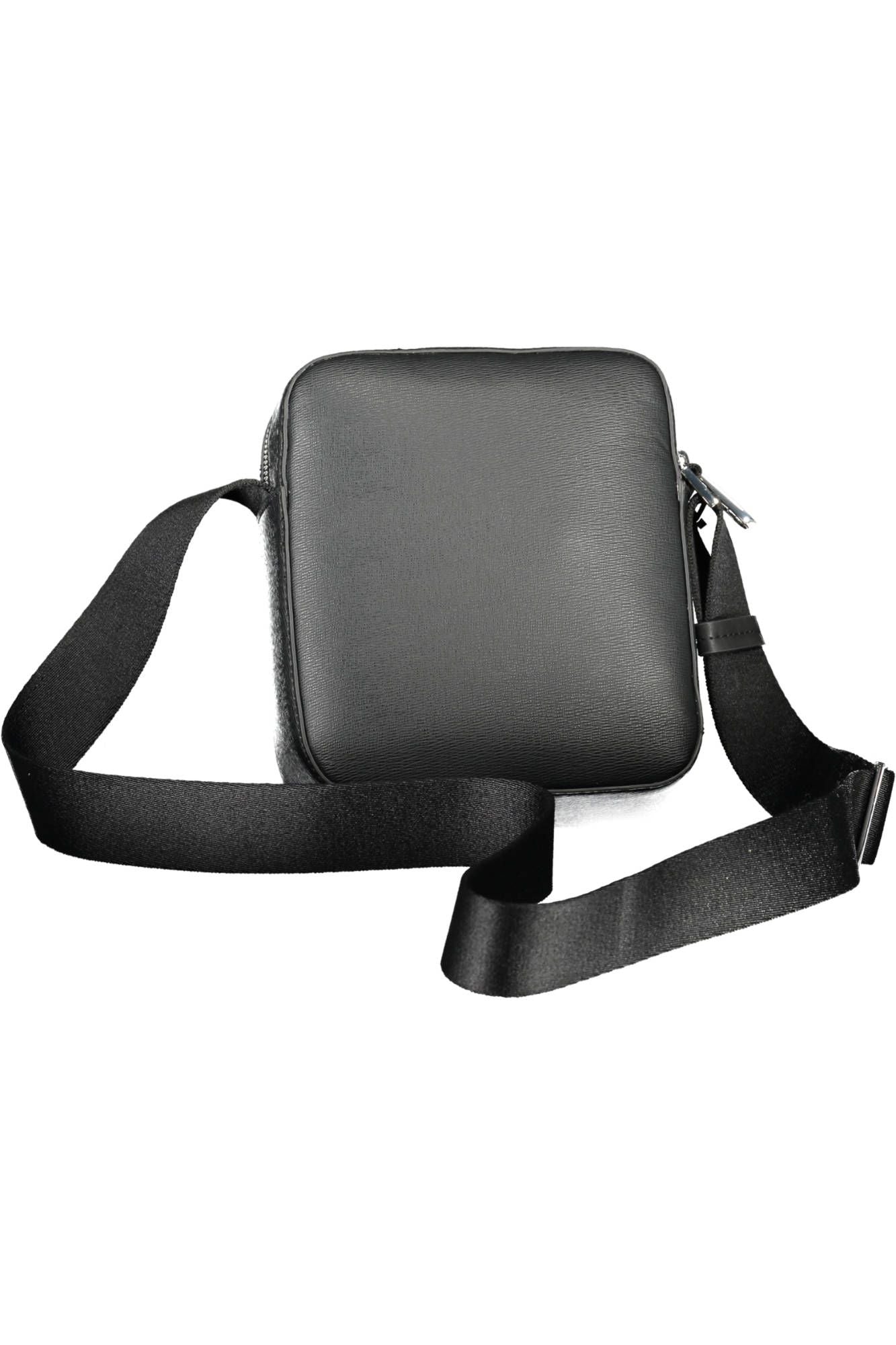 Black Polyester Men Shoulder Bag