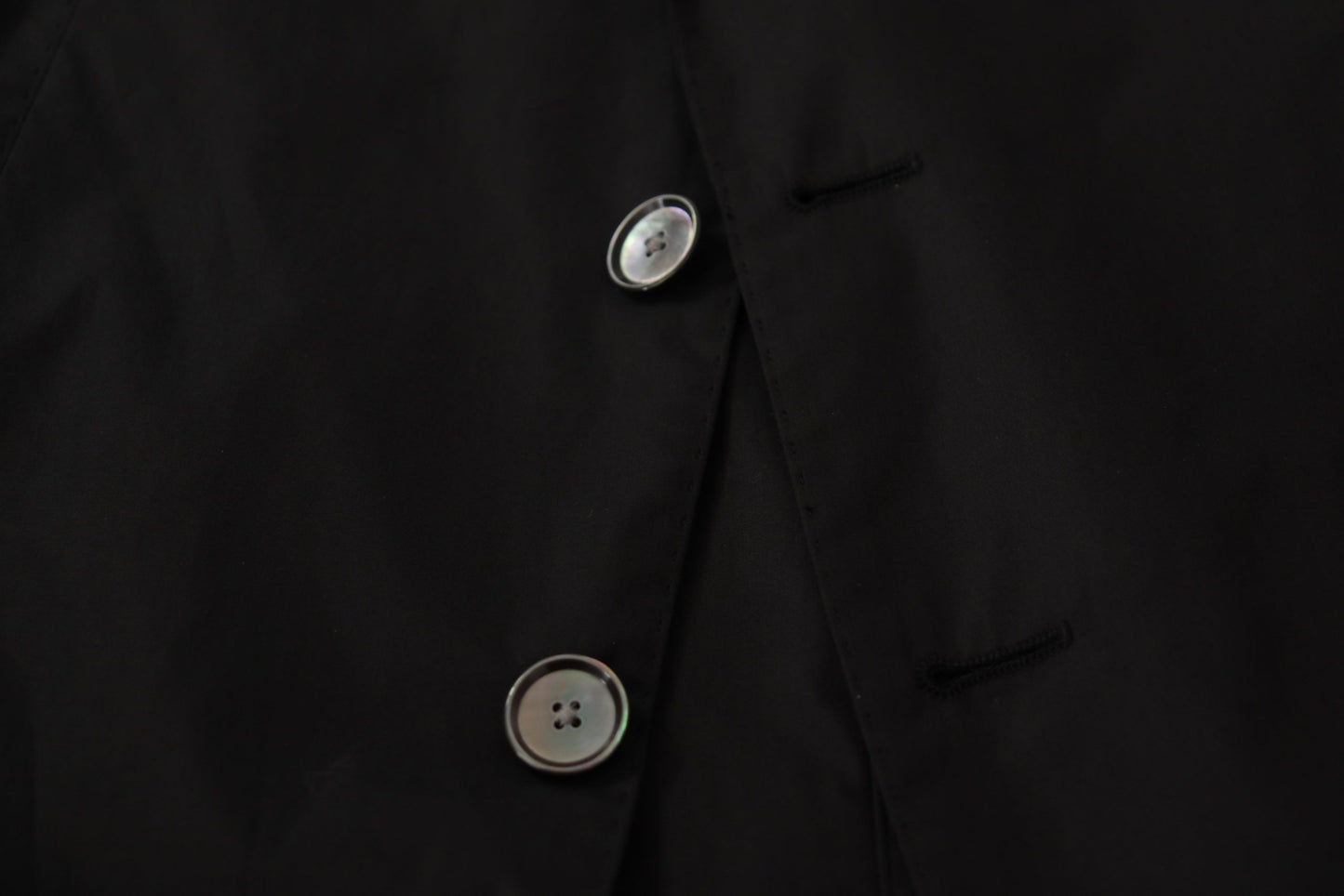 Elegant Taormina Black Cotton Blazer