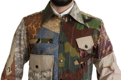 Patchwork Camouflage Casual Shirt