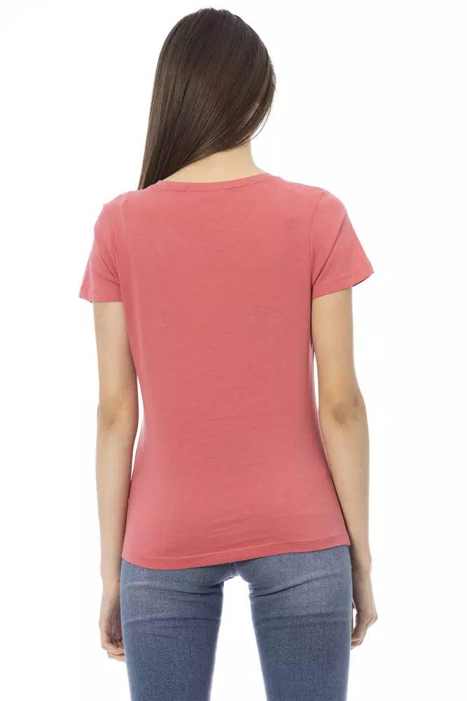 Multicolor Cotton Women T-Shirt