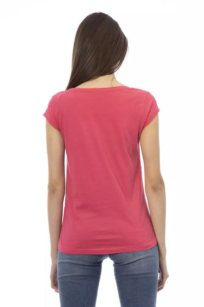 Multicolor Cotton Women T-Shirt