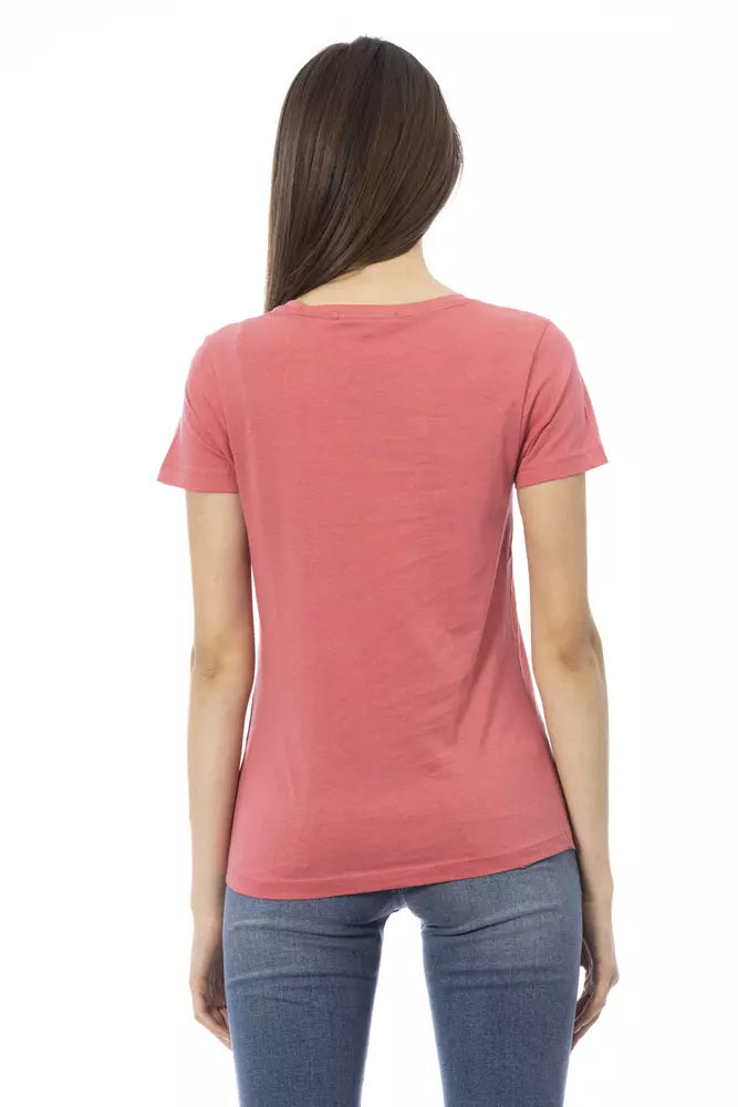 Multicolor Cotton Women T-Shirt