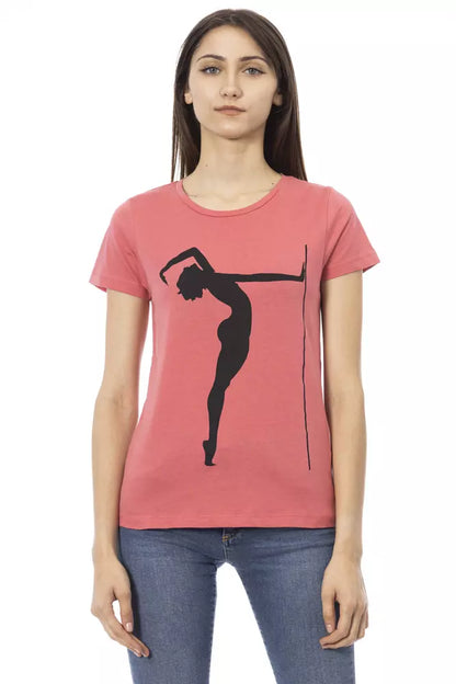 Multicolor Cotton Women T-Shirt