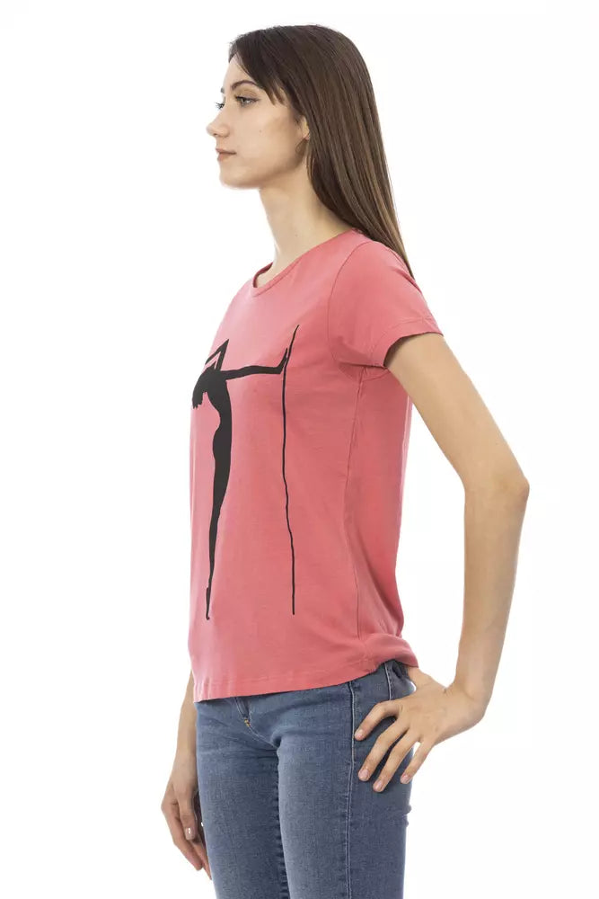 Multicolor Cotton Women T-Shirt