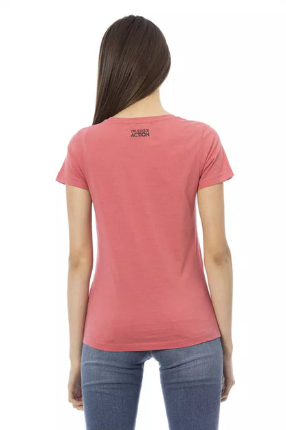 Multicolor Cotton Women T-Shirt