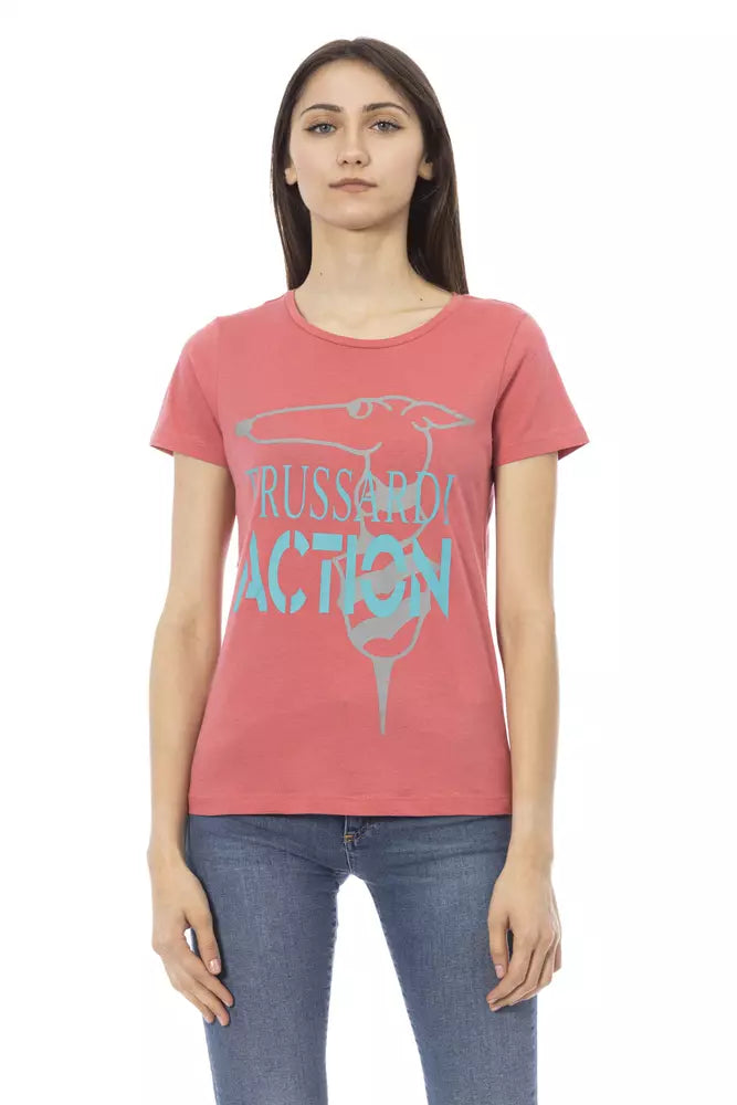 Multicolor Cotton Women T-Shirt