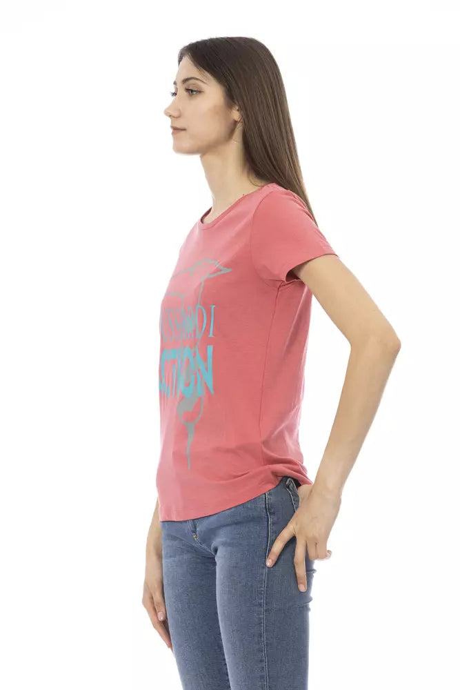 Multicolor Cotton Women T-Shirt