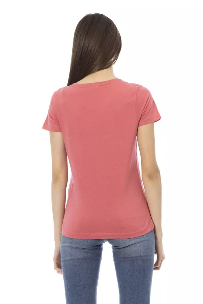 Multicolor Cotton Women T-Shirt