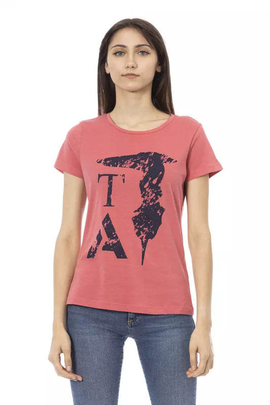 Multicolor Cotton Women T-Shirt