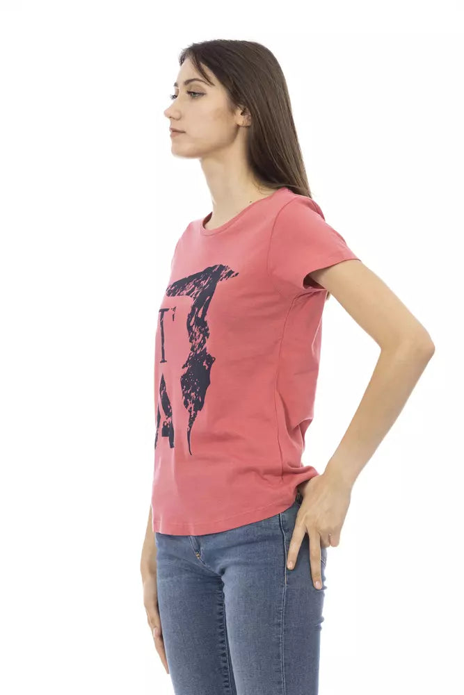 Multicolor Cotton Women T-Shirt