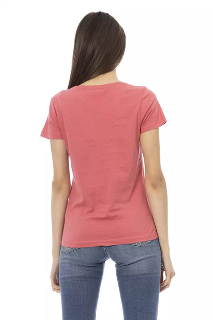 Multicolor Cotton Women T-Shirt