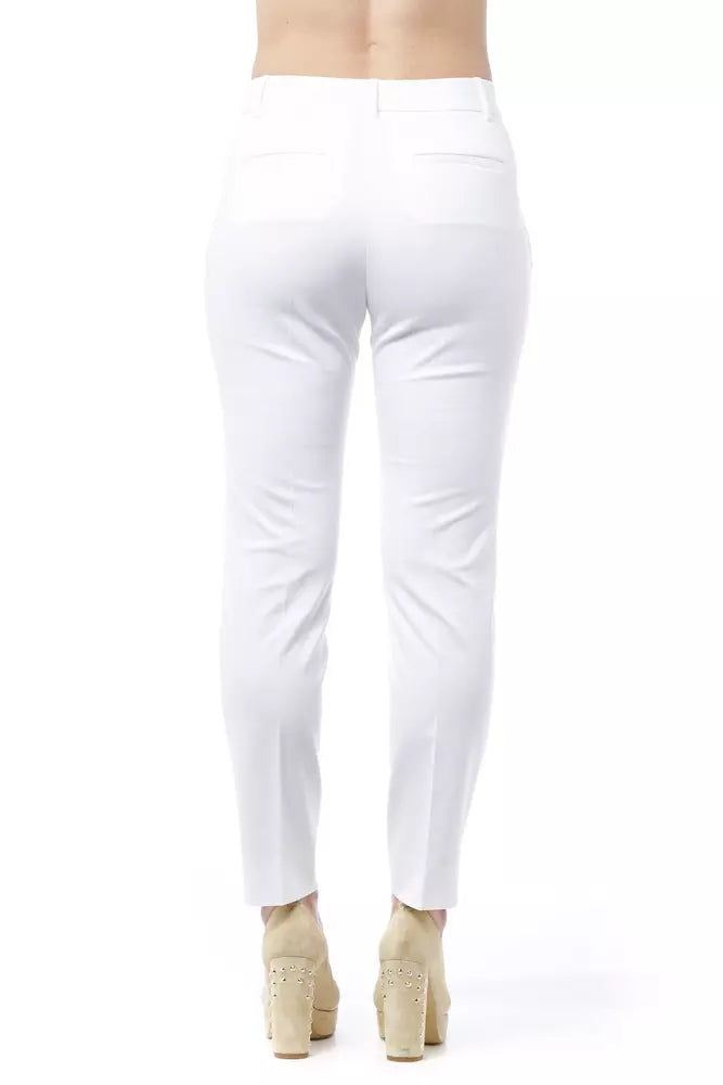 White Cotton Jeans & Pants