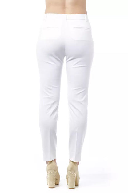 White Cotton Jeans & Pants