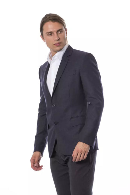 Blue Virgin Wool Blazer