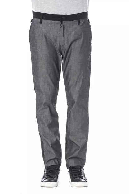 Black Cotton Men's Pant