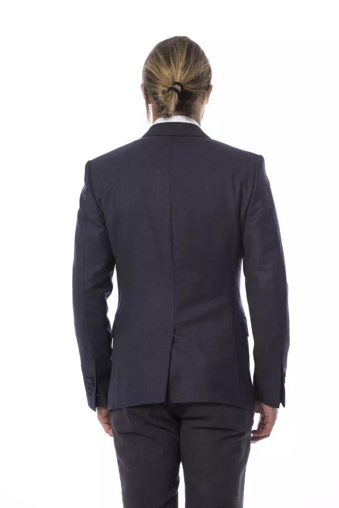 Blue Virgin Wool Blazer