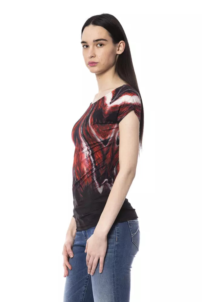 Multicolor Viscose Women T-Shirt