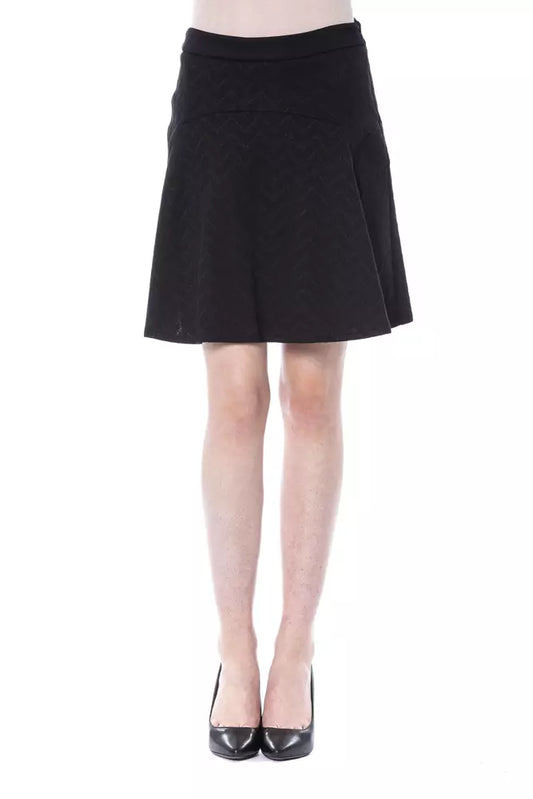 Black Polyester Skirt