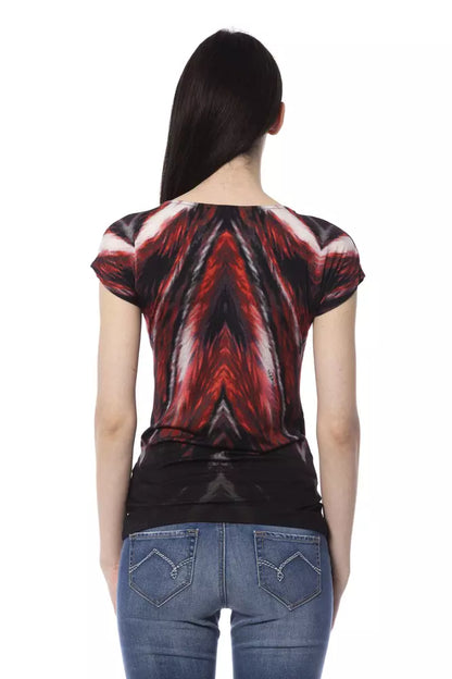 Multicolor Viscose Women T-Shirt