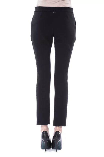 Black Marabou Women Pants