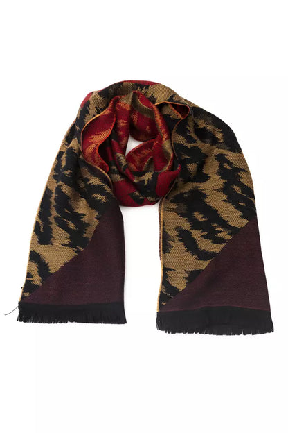 Brown Wool Men Scarf