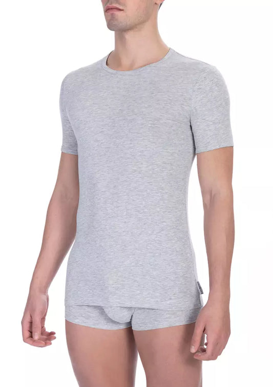 Gray Cotton T-Shirt