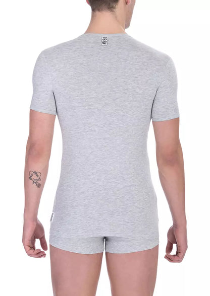 Gray Cotton T-Shirt