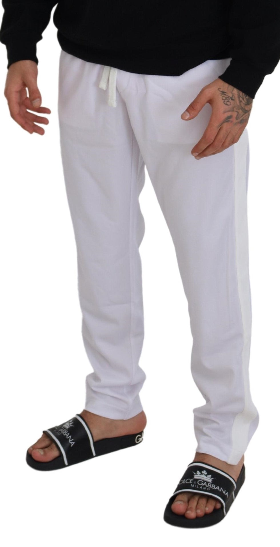 Elegant White Jogger Pants for Sophisticated Comfort