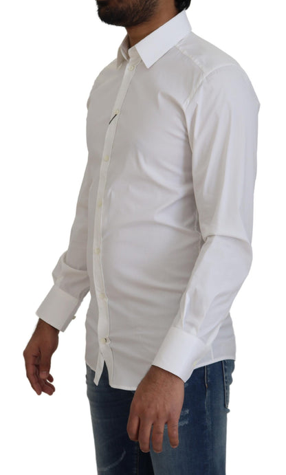 Dazzling White Slim Fit Dress Shirt