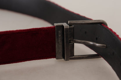 Velvet Maroon Elegance Belt