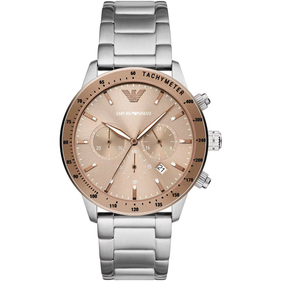 Classic Chronograph Steel Men's Watch