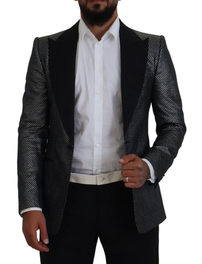 Elegant Jacquard Single Breasted Blazer