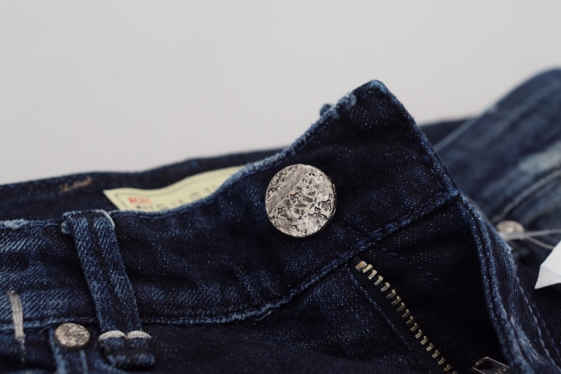 Blue Cotton Low Waist Slim Fit Women Casual Denim Jeans