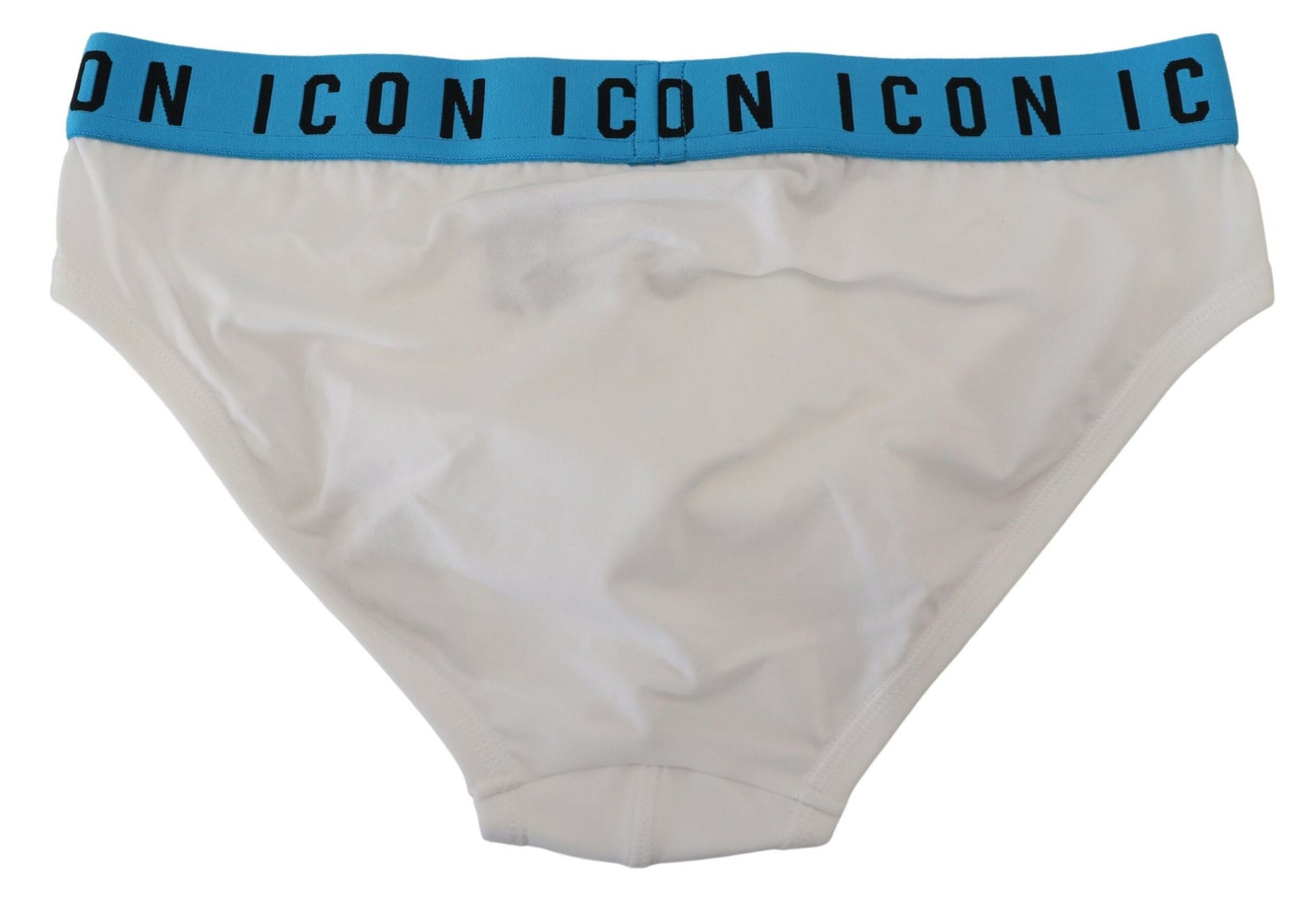 White Icon Logo Cotton Stretch Men Brief Underwear