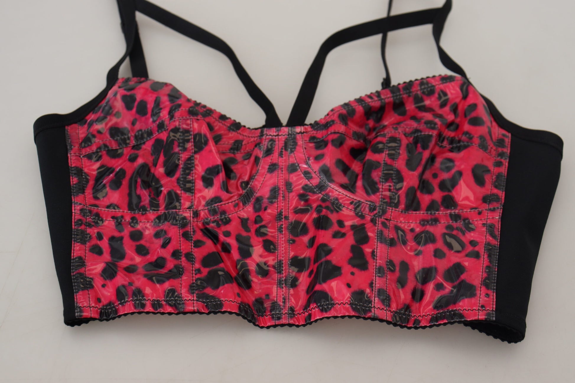 Leopard Print Bustier Corset Top