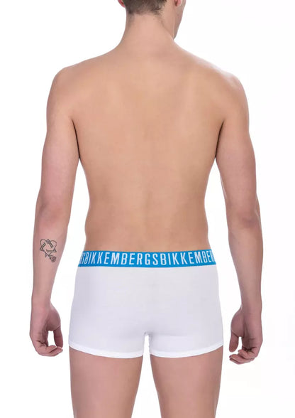 White Cotton Men's Trunk Underwear