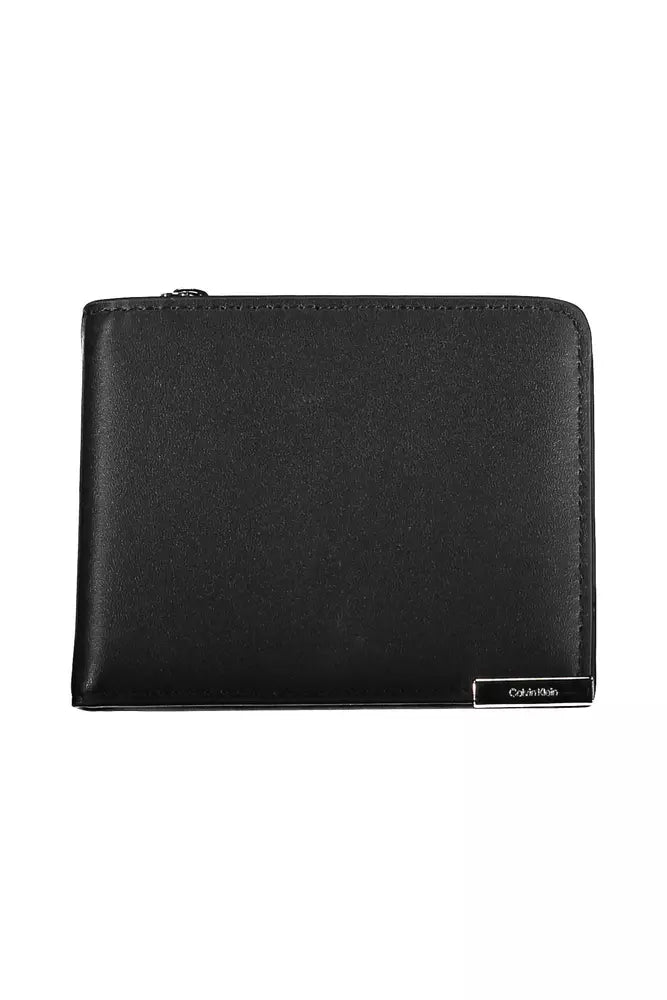 Black Polyethylene Men Wallet