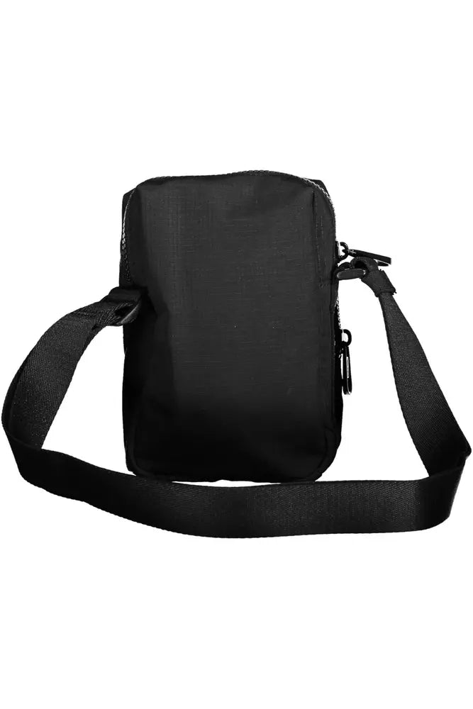 Black Nylon Men Shoulder Bag