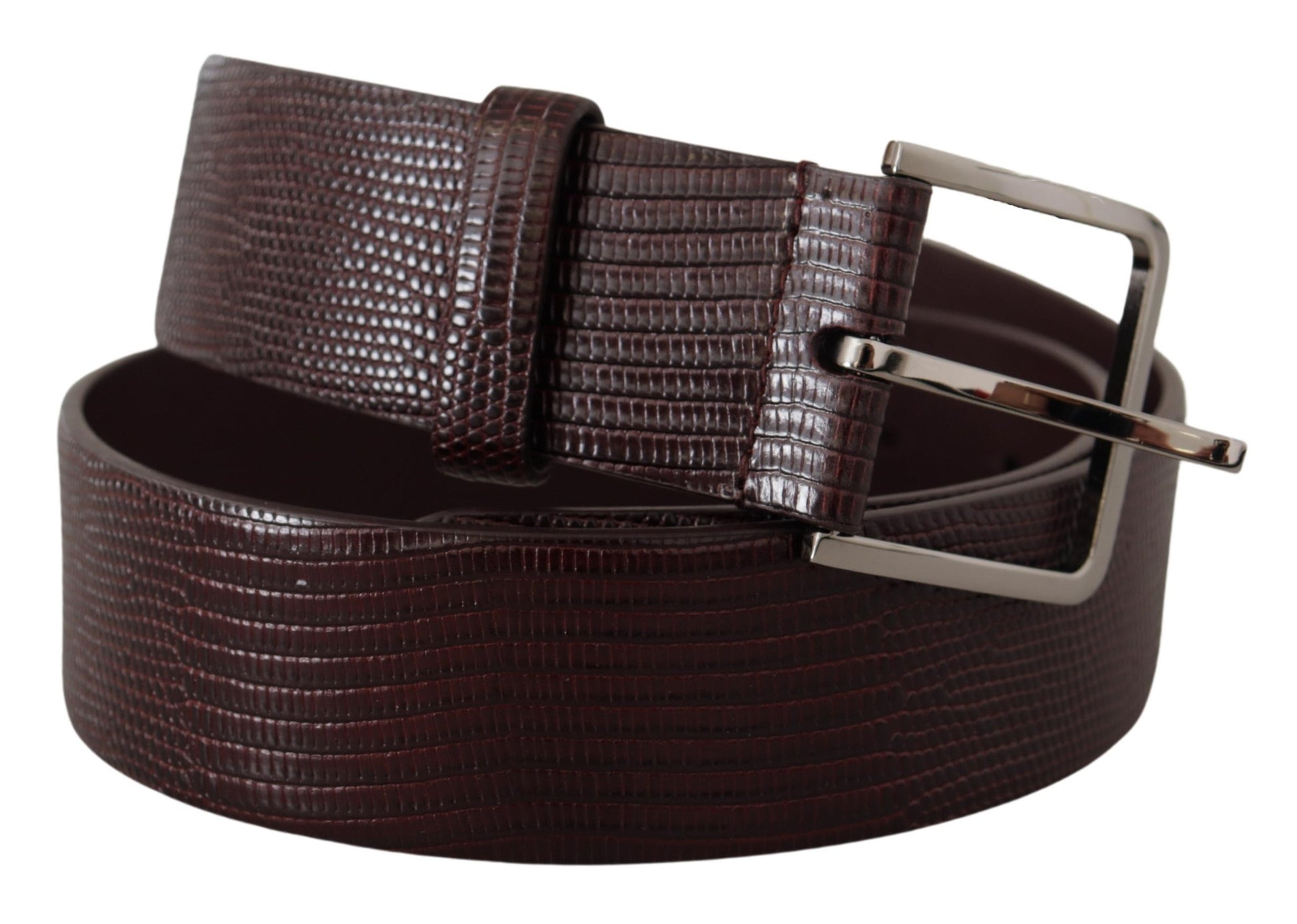 Elegant Dark Brown Leather Belt