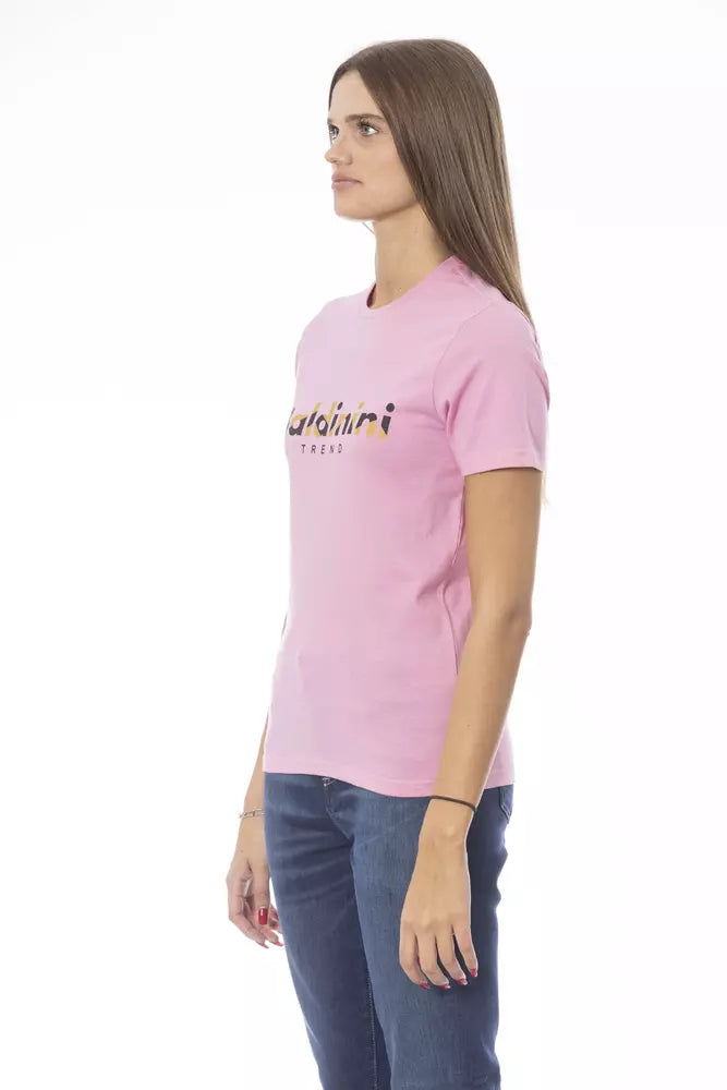 Multicolor Cotton Women T-Shirt