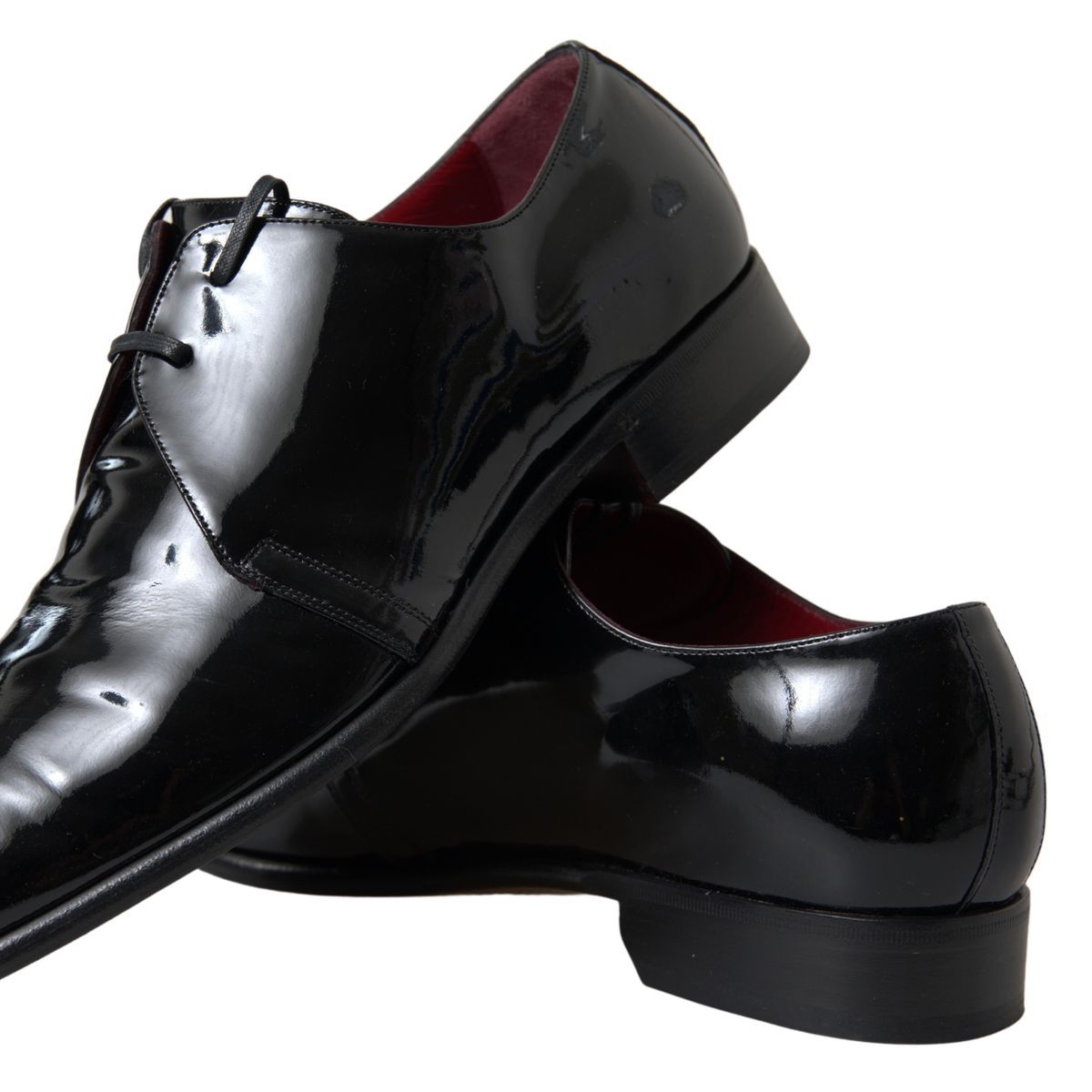 Elegant Black Patent Leather Formal Men's Shoes