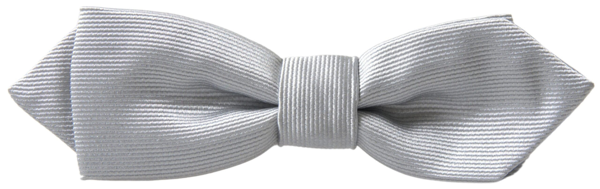 Elegant Silk Bow Tie in Grey