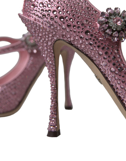 Enchanting Pink Crystal Pumps